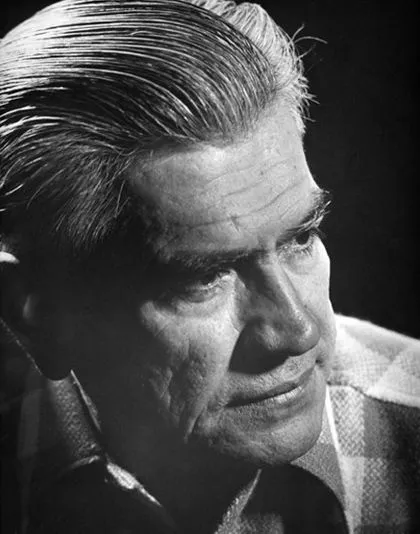 Manuel Rojas - Retratado por Marcos Chamudes. Santiago de Chile, 1951